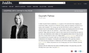 Gwyneth Paltrow 1st Dibs | Ysabel LeMay Archeus